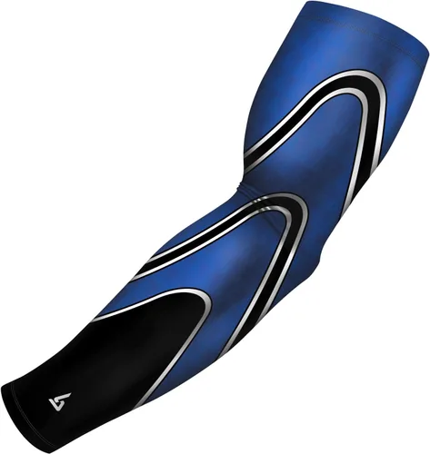 Miniatura 29 de B-Driven Sports Sleeve Pro-Fit - Manga de compresión para hombres y mujeres - Manga de brazo de baloncesto y voleibol - Individual Galaxia
