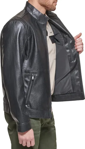Miniatura 6 de Dockers Chaqueta Racer de cuero sintético The Dylan para hombre