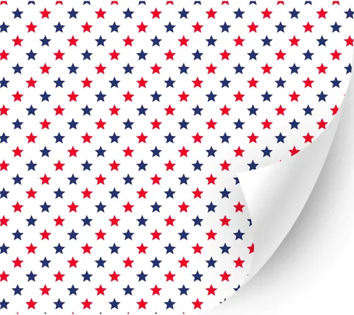Miniatura 26 de HTV4U Puff - Vinilo de transferencia de calor con estampado americano (estrellas blancas sobre azul, 12 x 20 pulgadas), papel de transferencia