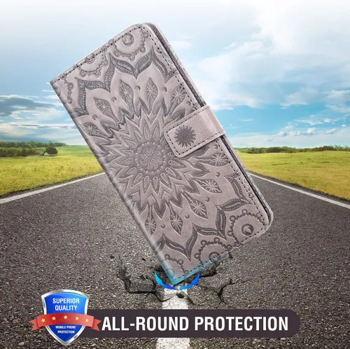 Miniatura 7 de Funda de teléfono para Samsung Galaxy S20 Ultra 5G con protector de pantalla de vidrio templado, funda de cuero con tapa para tarjetero, accesorios