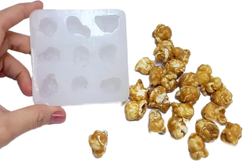 Miniatura 5 de Molde de silicona para palomitas de caramelo - Molde para hacer velas - Molde de resina - Molde de jabón - Molde flexible realista NC083
