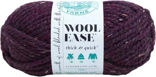 Miniatura 122 de Lion Brand Yarn - Ovillo de lana Wool-Ease Thick & Quick color fuerza aérea