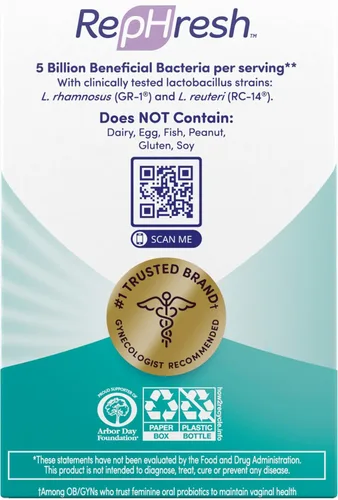 Miniatura 7 de Jarrow Formulas Lactoferrina 250 mg - Glicoproteína de apoyo inmunológico y suplemento probiótico RepHresh Pro-B para mujeres, 30 cápsulas orales