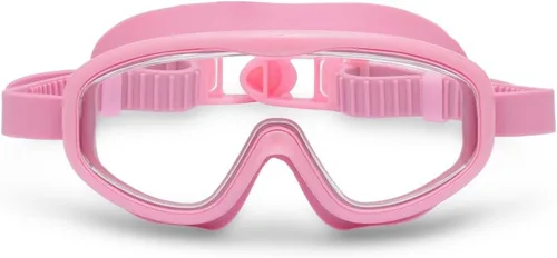 Petites Pommes Gafas de Natación para Niños de 3 a 8 Años - Silicona Ligera, Lente Ancha Antivaho, Diseño Retro de Gafas de Natación para Niños,