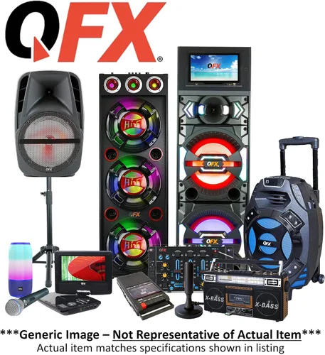 Miniatura 3 de QFX Micrófono dinámico para instrumentos, conector XLR (M-158), negro