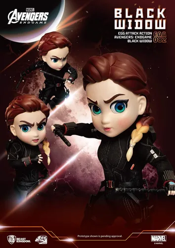 Miniatura 3 de Avengers Endgame: Black Widow EAA-082 Egg Attack Figura de acción