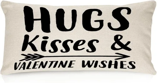 Miniatura 32 de Better When We are Together - Fundas de almohada lumbar de 12 x 20 pulgadas con citas divertidas de algodón y lino para sofá, decoración de sala