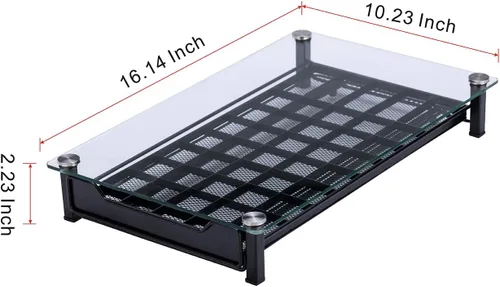 Miniatura 3 de Soporte para almacenamiento de cápsulas de café, organizador de cajones originaline, cristal templado (50 cápsulas)