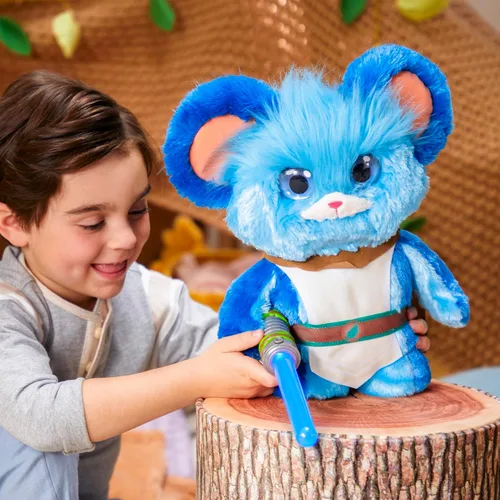 Miniatura 6 de Star Wars: Young Jedi Adventures Jabberin' Jedi Nubs, peluche electrónico, luces y sonidos, juguetes, juguetes preescolares para niños y niñas de 3