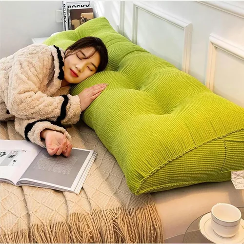 Miniatura 6 de Triangular Headboard Pillow Bed Wedge Pillow Large Reading Pillow Comfortable Lumbar Bed Pillow Reading Backrest Cushion with Removable Washable