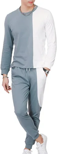 Ropa deportiva para hombre, camiseta y cárdigan, pantalones de manga larga, dos piezas, para entrenamiento de fitness, ropa deportiva casual