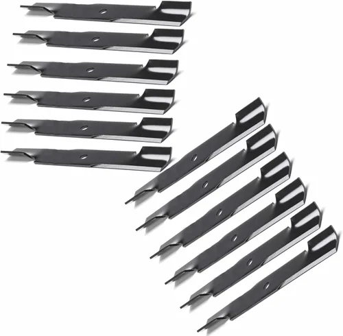 Miniatura 12 de 532138971 Cuchillas de cortacésped para Craftsman/Hus qvarna/Poulan 42 '' Tractor de césped, 138498 cuchillas de alta elevación para LT1000 DYT4000