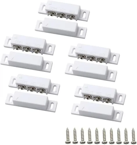 Miniatura 7 de Interruptor magnético RC-35 NC/NO empotrado con cable para ventana de puerta, interruptor magnético de puerta, sensor de contacto, para seguridad