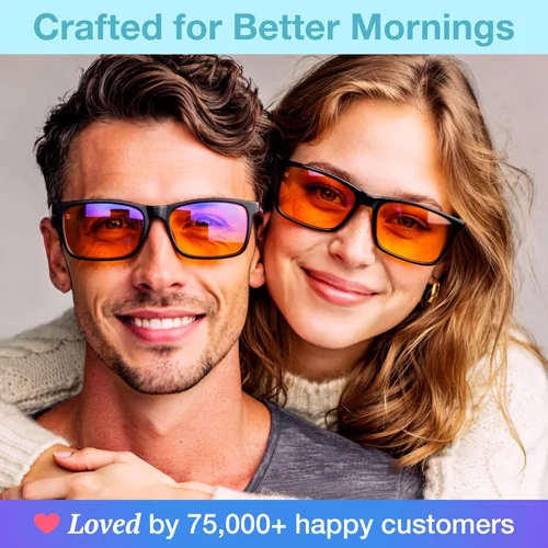 Miniatura 5 de +1.0 +1.5 +2.0 +2.5 Orange Blue Light Blocking Reading Glasses for Better Sleep - Migraine Glasses for Women & Men