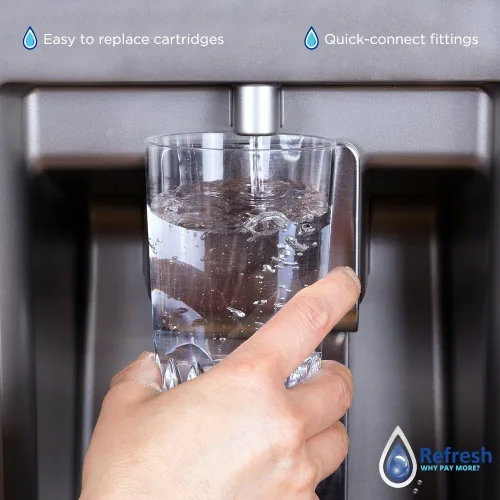 Miniatura 5 de Refresh Filtro de agua de repuesto para refrigerador LG LT1000P, LT1000PC, LT1000PC, MDJ64844601, ADQ74793501, ADQ74793502 y Kenmore 46-9980, 9980