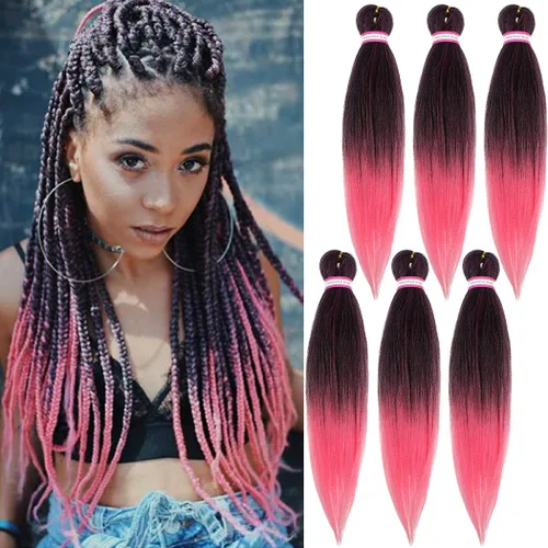 Miniatura 32 de Extensiones de cabello para trenzar preestiradas, color negro, 12 pulgadas, 8 paquetes de cabello natural para trenzar, fácil trenza, ajuste de agua