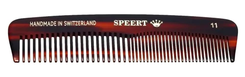 Miniatura 9 de #10 Peine de dientes estrechos hecho a mano Tortuga Havana Acetato fino recto fino desenredante Parting Grooming Teasing Peluquería Peluquería