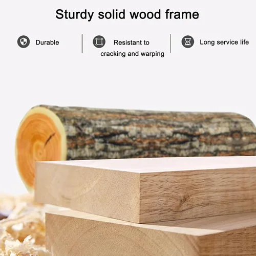 Miniatura 4 de Juego de 2/4 sillas de comedor, sillas de comedor de madera, silla tapizada para sala de estar, silla de vestíbulo sin brazos con respaldo curvo