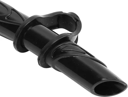 Miniatura 8 de Esnórquel de buceo de PVC fácil de respirar con boquilla cómoda, tubo de buceo para buceo libre, cómodo de llevar (negro)