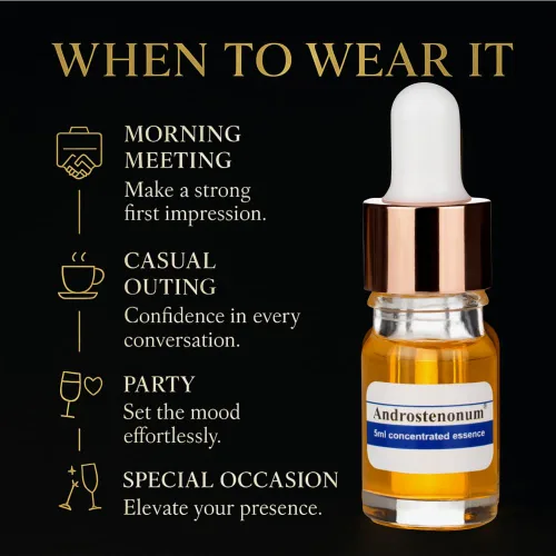 Miniatura 3 de ANDROSTENONUM & MAX by Pherolec Global - Aceite de perfume de feromonas masculinas para él, real de larga duración, original, las mejores feromonas
