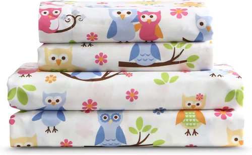Miniatura 13 de Kute Kids - Juego de sábanas supersuave, fabricado con diseños y personajes especiales, incluye funda(s) para almohada; en tamaño Twin, Full y Queen
