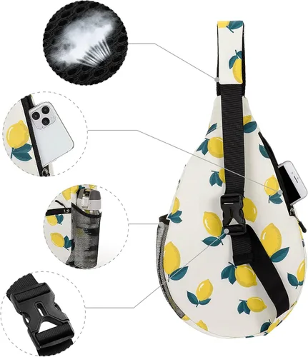 Miniatura 3 de KAMO Mochila Sling Sling Bag Crossbody Daypack Casual Mochila Pecho Bolsa para Mujeres Hombres