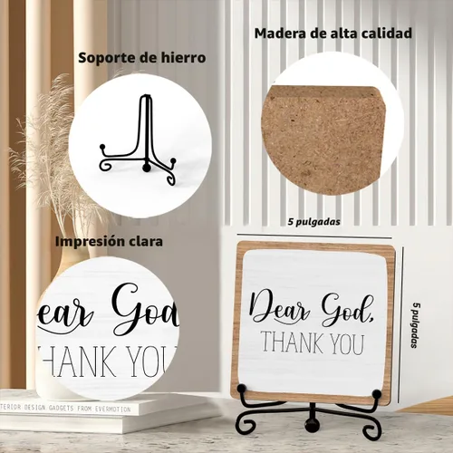 Miniatura 2 de Decoración de mesa de sala de estar, decoraciones de estante estéticas, decoraciones del hogar de Dios cristiano, decoración de mesa de entrada