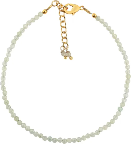 Gemstone Beads Bracelet Gold 1