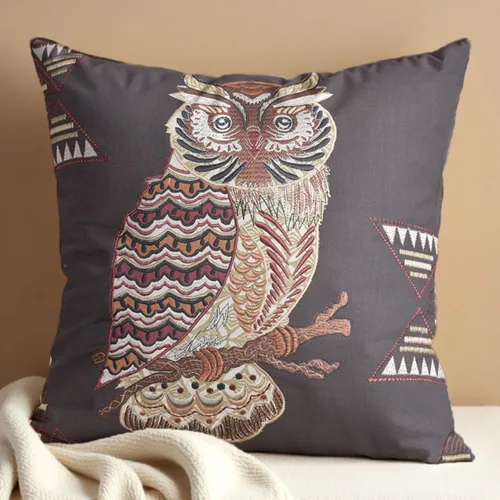 Miniatura 37 de Decozen Fundas de almohada decorativas con estampado de pájaros con diseño floral para decoración del hogar, sala de estar y dormitorio, funda