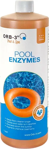 Miniatura 10 de Orb-3 F839-000-1G Jarra de enzimas para piscina, 1 galón