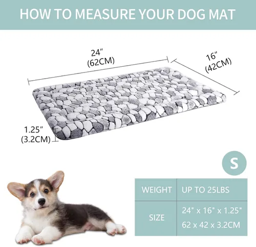 Miniatura 3 de VANKEAN Almohadilla Cama Tapete para Jaula de Perro Reversible (Fresco y Cálido), Colchoneta para Dormir Cama para Perro para Jaula para Perros