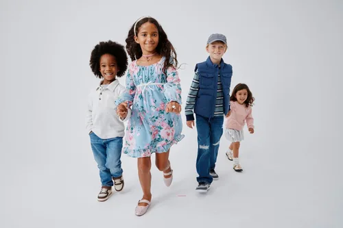 Miniatura 8 de The Children's Place Vestido casual de manga larga para niñas grandes