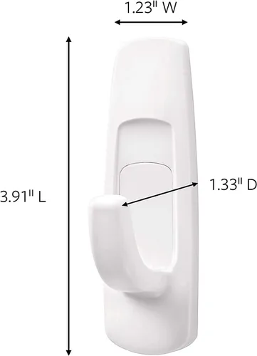 Miniatura 4 de Command Paquete de decoración de pared para preparación navideña: organiza tu casa con pinzas de escoba para montaje en pared, tiras para colgar
