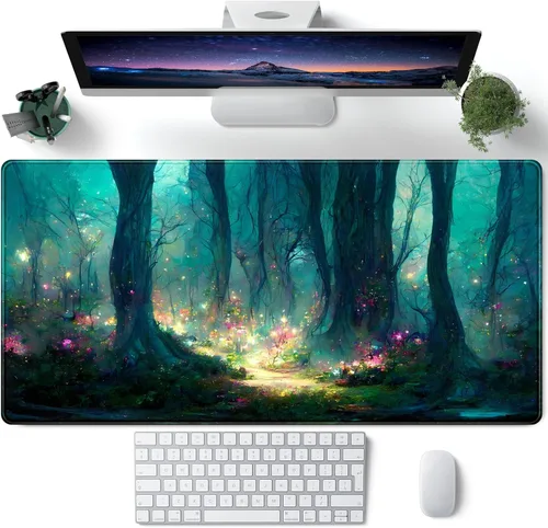 Miniatura 13 de Alfombrilla de mouse japonesa para juegos, color morado, XXL, extendida, anime, genial, grande, para teclado, mouse, alfombrilla de escritorio