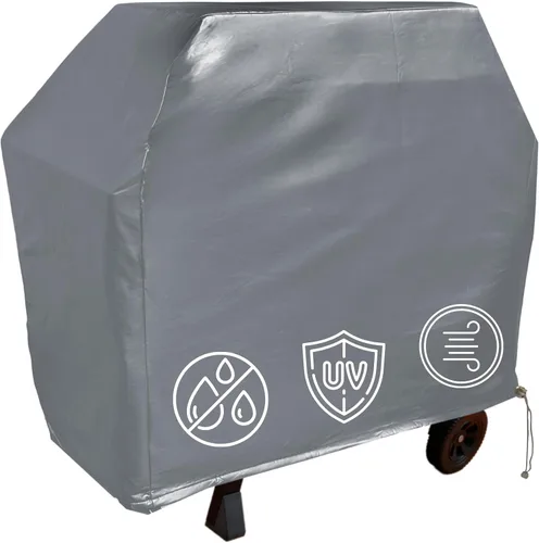 Miniatura 11 de Formosa Covers Funda para parrilla de 48 pulgadas, funda de vinilo gris impermeable para barbacoa, compatible con Weber Spirit II E-210, Napoleon