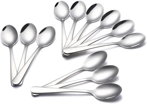 Miniatura 15 de Buyer Star Cucharaditas de 5.5 pulgadas Mini cucharas de café de acero inoxidable para azúcar Demitasse Espresso Cucharas