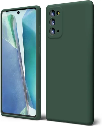 Miniatura 21 de oakxco Funda para teléfono Samsung Galaxy Note 20 Ultra de silicona líquida, bonita funda delgada y fina de goma suave TPU lisa y suave de gel