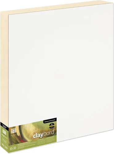 Miniatura 10 de Ampersand Art Supply Panel de pintura de madera: Serie Museo Claybord, 10 "x 10", 2" Perfil con acunado Perfil con cuna de 2