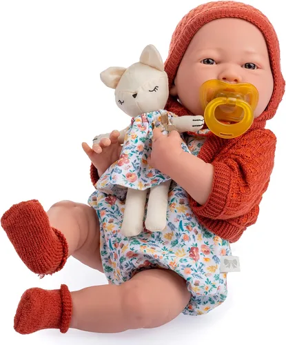 Miniatura 8 de JC Toys - Colección Natural Muñeca bebé niña anatómicamente correcta de regalo Original La Newborn 15 pulgadas de vinilo Fabricada en España