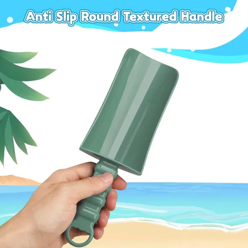 Miniatura 6 de Boost - Juego de palas de arena de playa de 9 pulgadas, pala de playa con mango antideslizante, herramienta de jardín para niños y adultos, kit