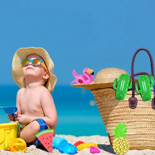 Miniatura 2 de 4 clips de toalla de playa para silla, clips de plástico de piña de tamaño grande, clips de piscina para evitar que la toalla se vuele para uso Piña