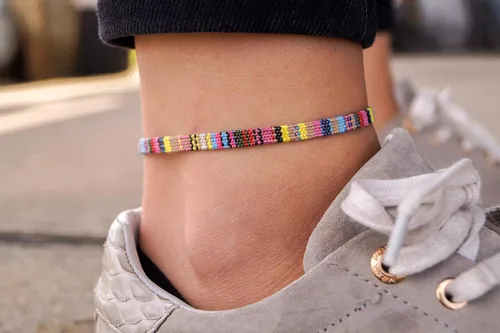 Miniatura 47 de Made by Nami Surfer Anklet for Men and Women Waterproof and Adjustable Surfer Ankle Bracelet String Ankle Bracelet Beach Accessory for Ethnic Hippie