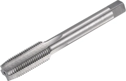 uxcell Macho de roscar para fresado de roscas 1/2"-20 UNF, máquina de mano izquierda HSS (acero de alta velocidad) 6542 sin recubrimiento 4 flautas