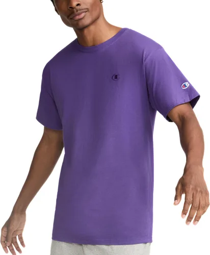 Miniatura 24 de Champion Men's Classic Short Sleeve T-Shirt, Standard Fit, Midweight 100% Cotton, Available in Regular and Big & Tall Blanco brillante