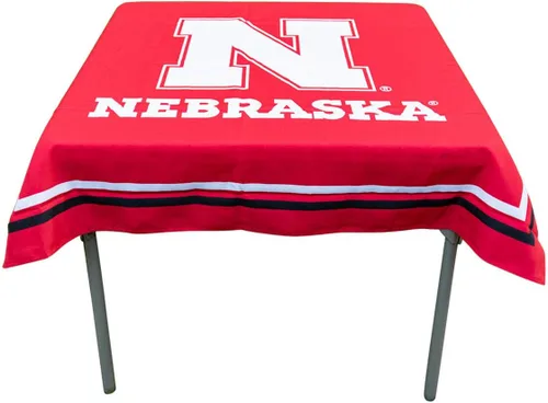 College Flags & Banners Co. Mantel o superposición de mesa con logotipo de Nebraska Cornhuskers