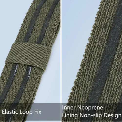 Miniatura 5 de IDOGEAR Correa táctica para las piernas, cinturón para el muslo, correa para el muslo, para exteriores, EDC con hebilla de liberación rápida, nailon
