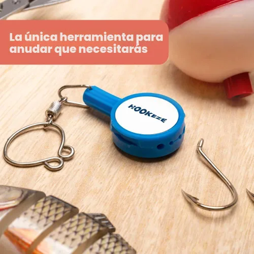 Miniatura 7 de HOOK-EZE Herramienta para atar nudos de pesca Protege de los anzuelos de pescado Ata nudos de pesca fácilmente Gadgets geniales para Verde
