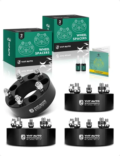 YHTAUTO Espaciadores de rueda de 5 x 5 pulgadas de 2 pulgadas, compatible con modelos XK WJ WK JK Jeep Grand Cherokee, Wrangler, Chevy, GMC, Ford,