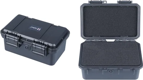 Miniatura 9 de Lykus HC-2120 Mini caja rígida seca con inserto de espuma, tamaño interior 8.3 x 5.9 x 2.7 pulgadas, IP66 a prueba de salpicaduras, adecuada