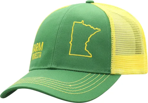 Miniatura 157 de John Deere Gorra de béisbol con logotipo y malla trasera con contraste, para hombre